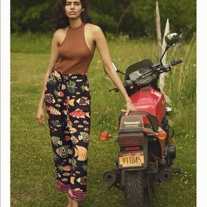 Anthropologie farm rio sea life pants